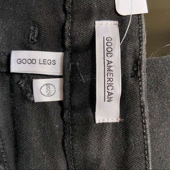 Good American Good Legs Step Hem Skinny High Rise Jeans in Black 00/24 NWOT - Picture 9 of 11